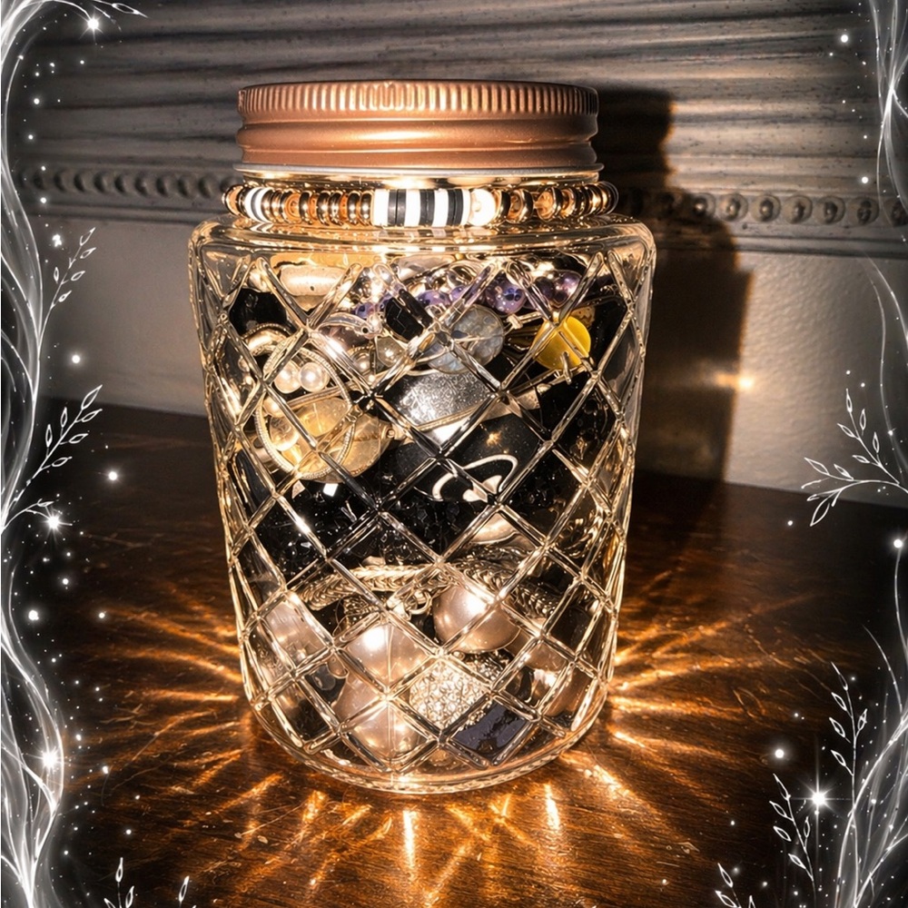 “Black & White” Mystery Jewelry Jar